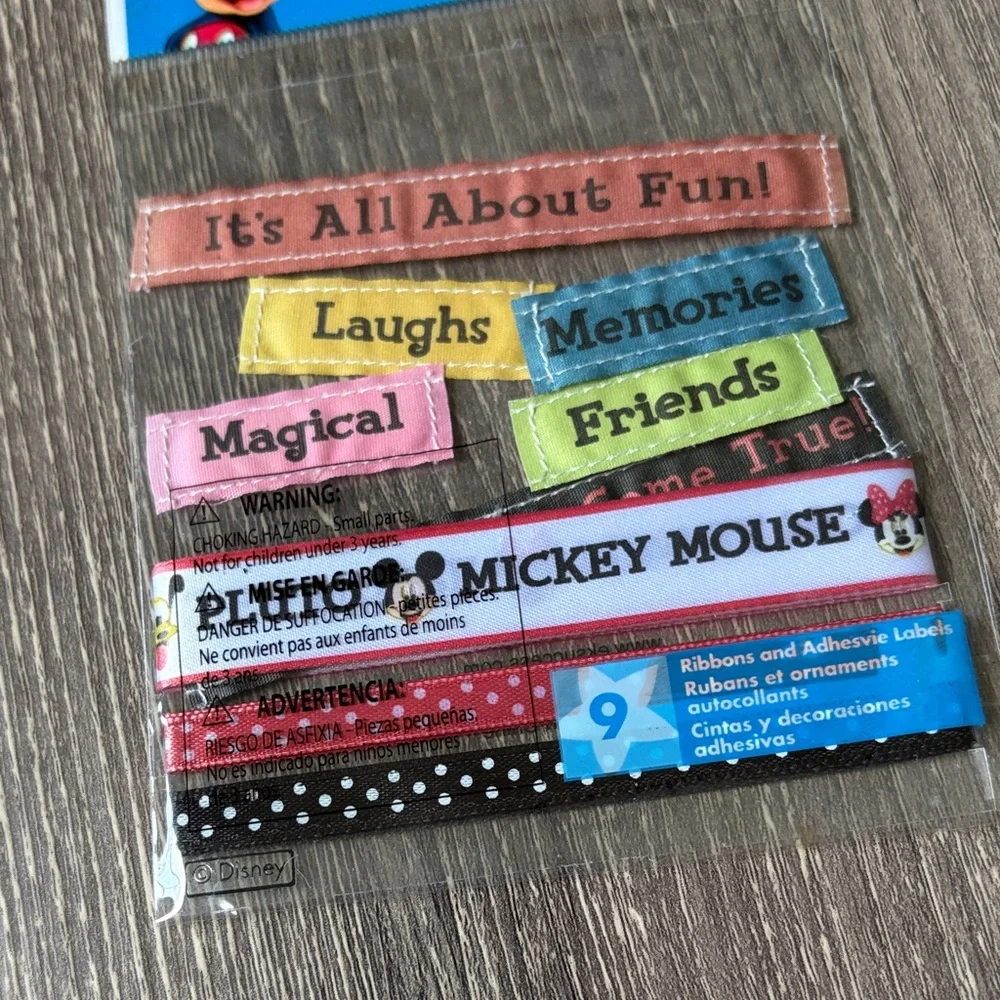 ❤️$3 Jolee's Boutique Disney Mickey Ribbons and Adhesive Labels